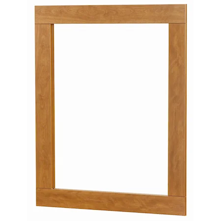 Framed Mirror with Supports